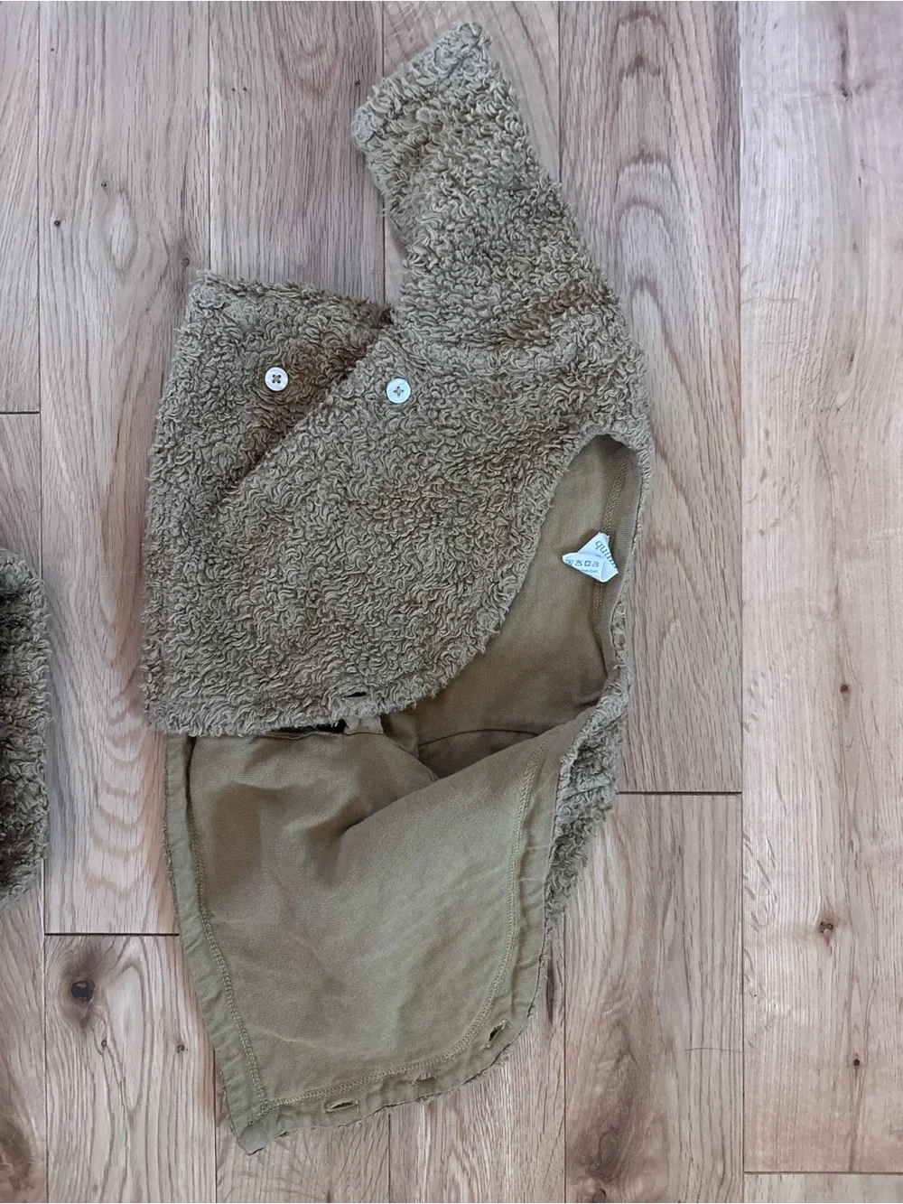 Kate Quinn Organic Cotton Teddy Sherpa 2 Piece Set 0-3 Months Brown Footed Pants